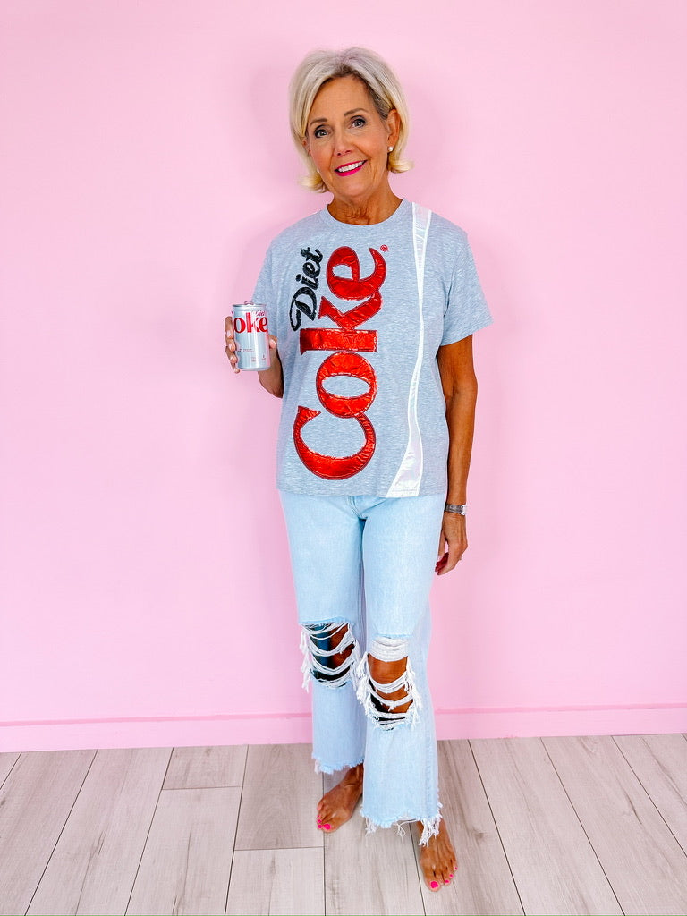 DIET COKE TEE - GREY