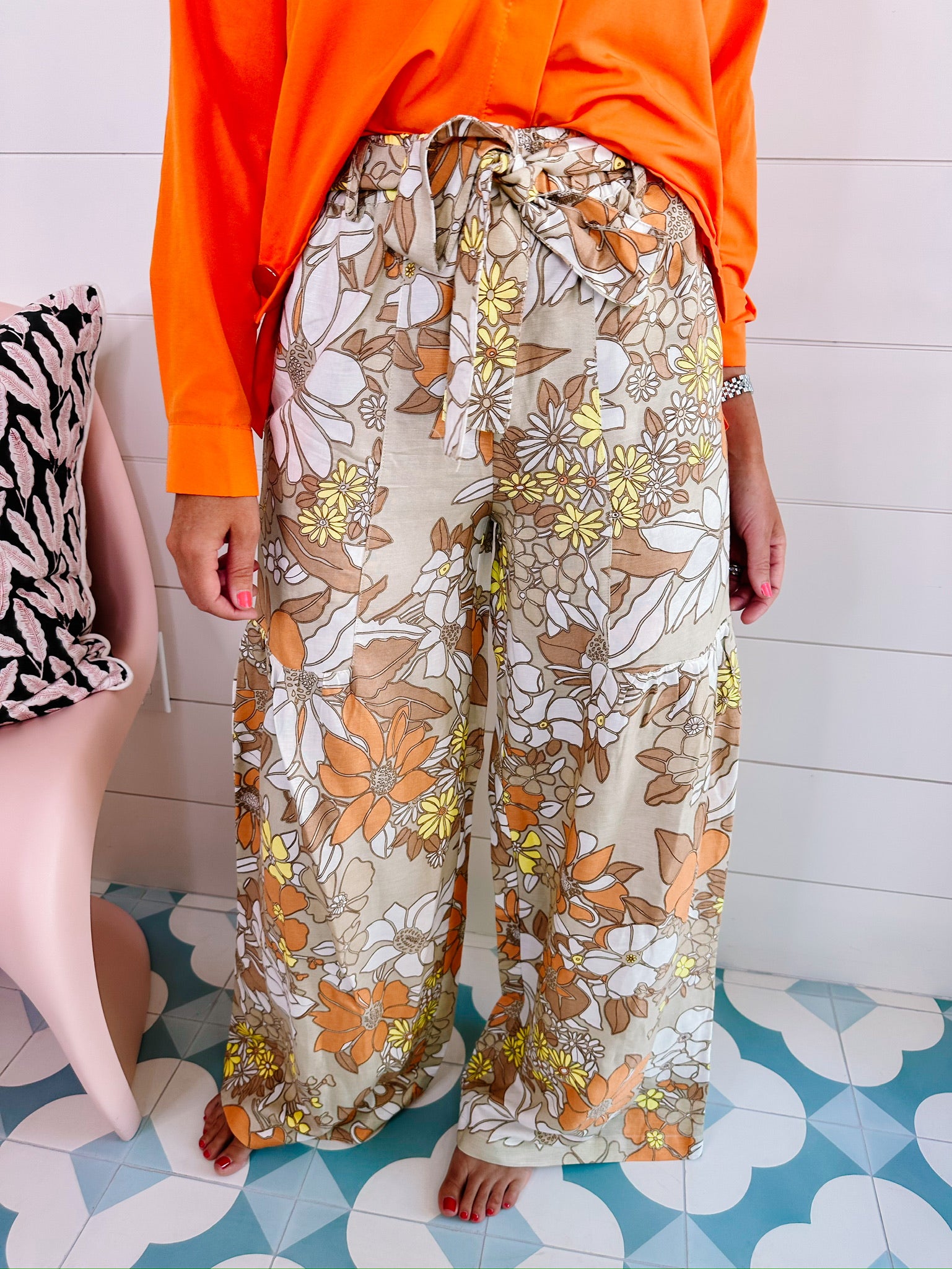 GET IN THE GROOVE WIDE LEG PANTS