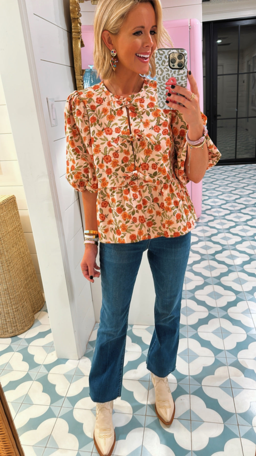 SHELEIS KICK FLARE JEAN - DARK DENIM