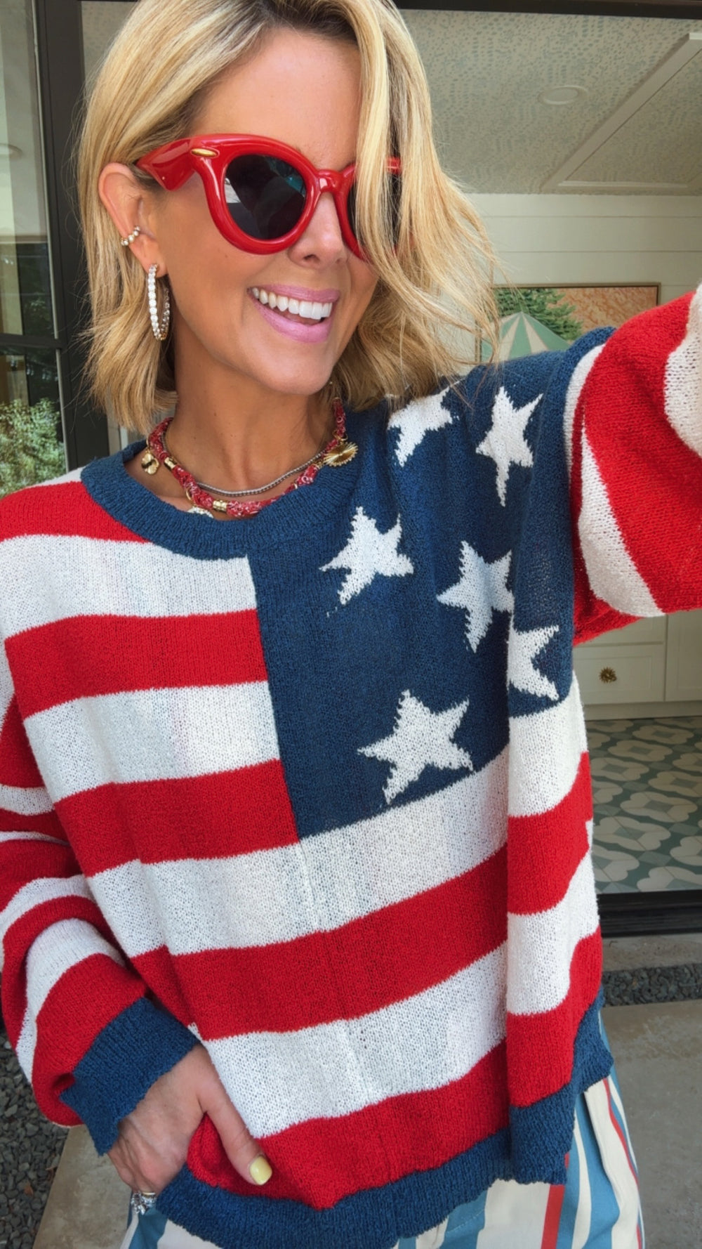 ALL AMERICAN DARLING SWEATER