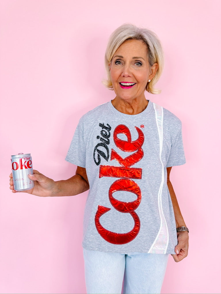 DIET COKE TEE - GREY