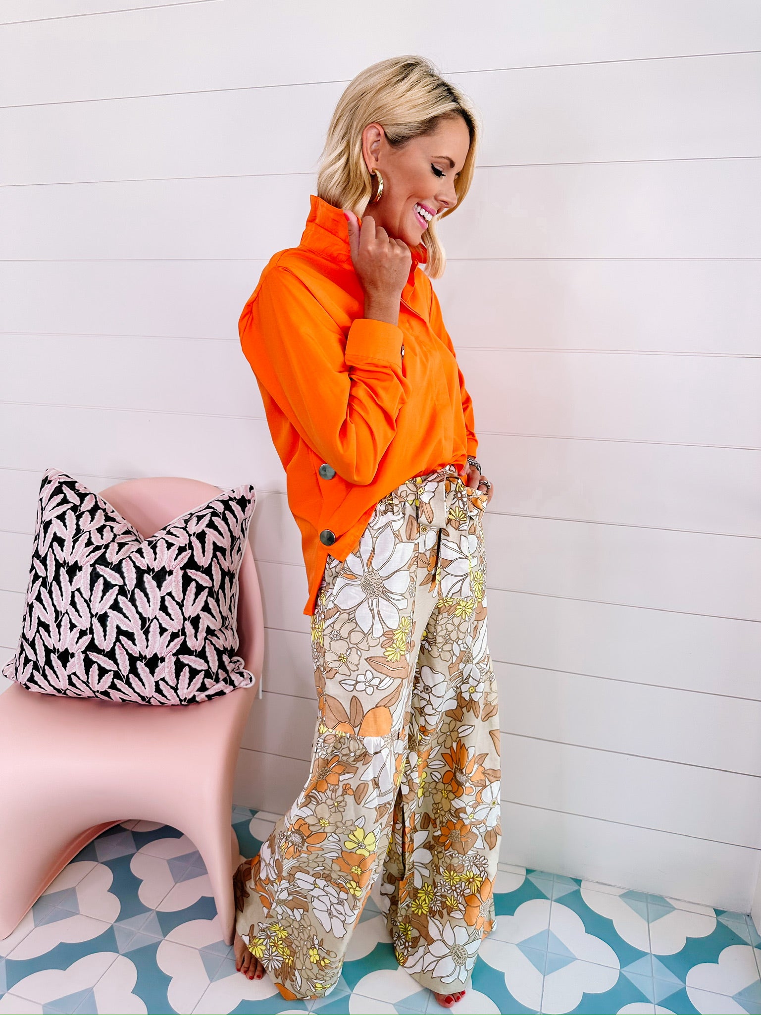 GET IN THE GROOVE WIDE LEG PANTS