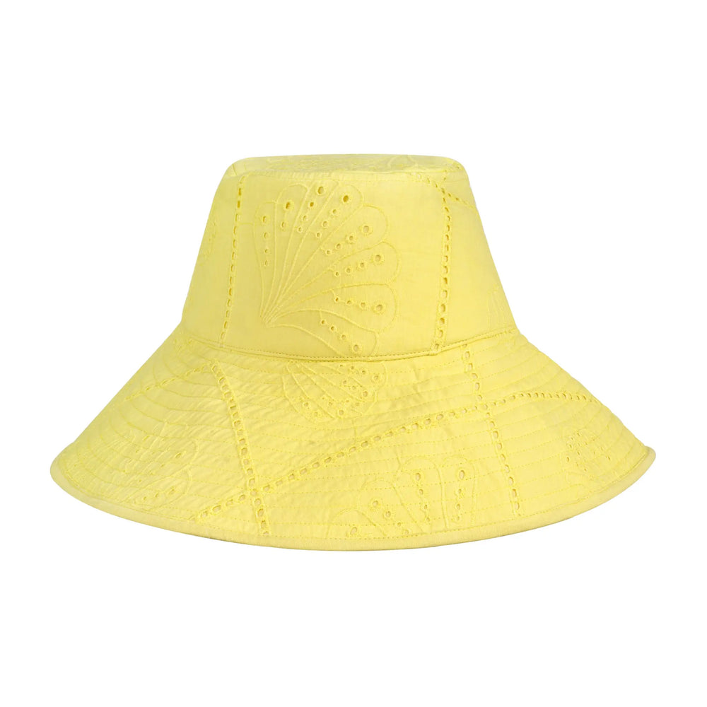 LEMONADE SHELL BEACHY BUCKET HAT