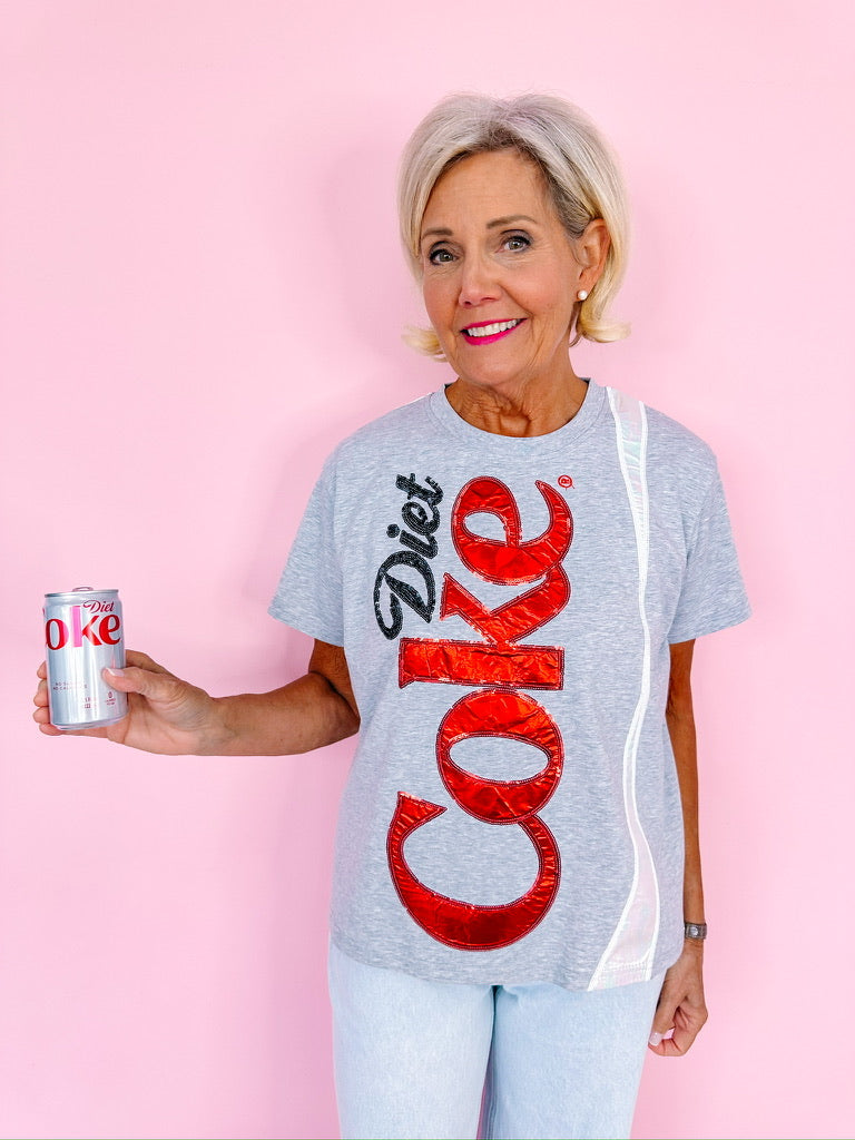 DIET COKE TEE - GREY