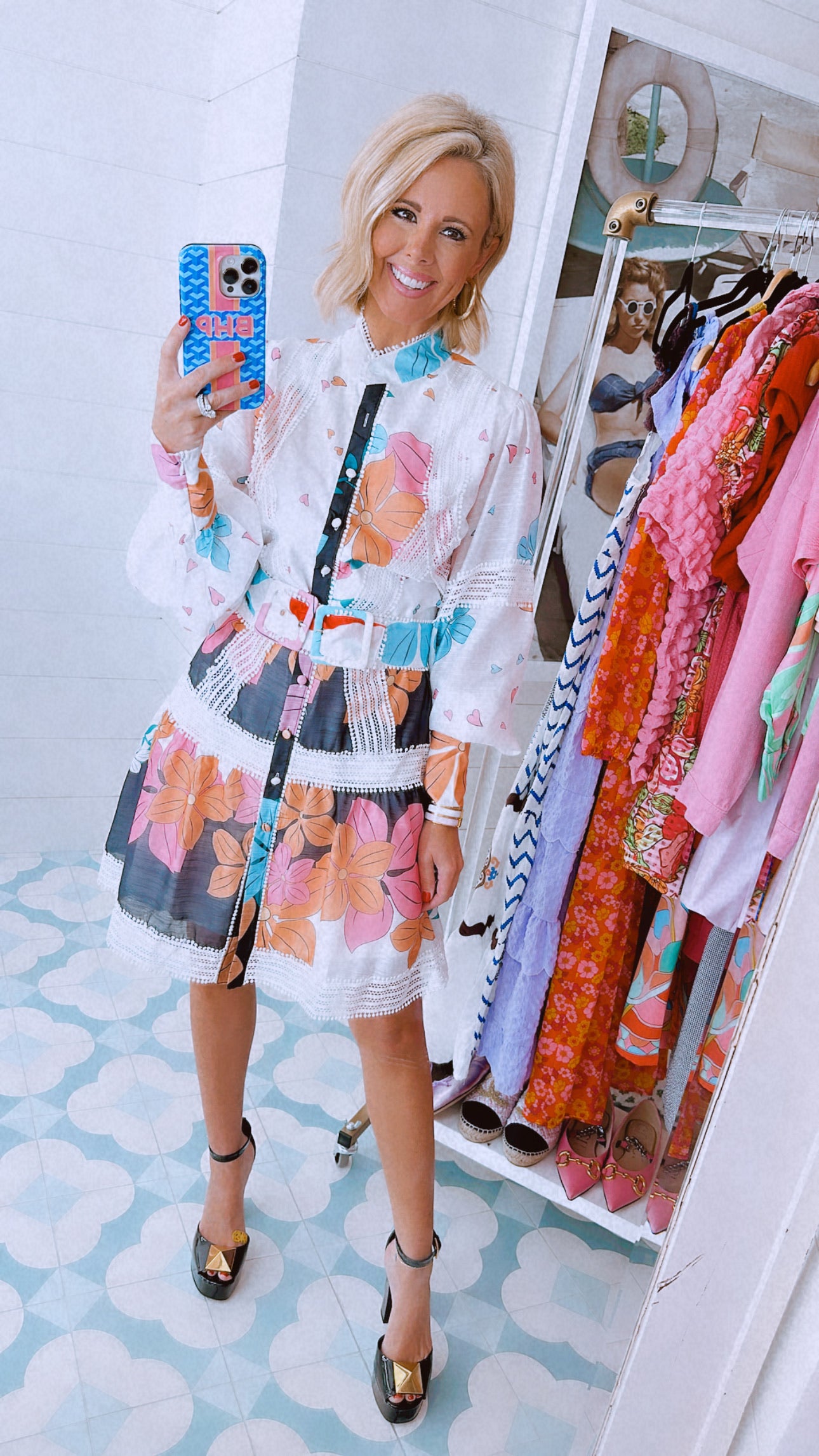 FOR THE LOVE OF FLORALS BUTTON DOWN DRESS
