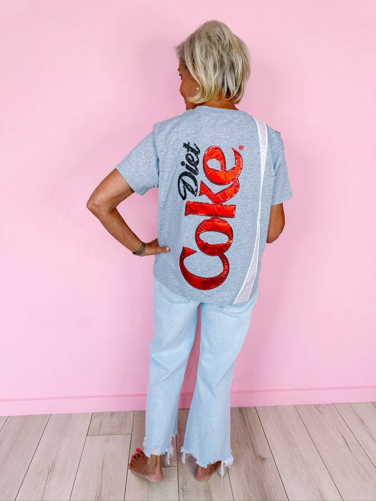 DIET COKE TEE - GREY