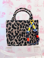 CHARLIE LOOP ROPE BAG CHARM - BLUE
