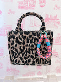 LOOP YOU IN ROPE BAG CHARM - PINK/BLUE