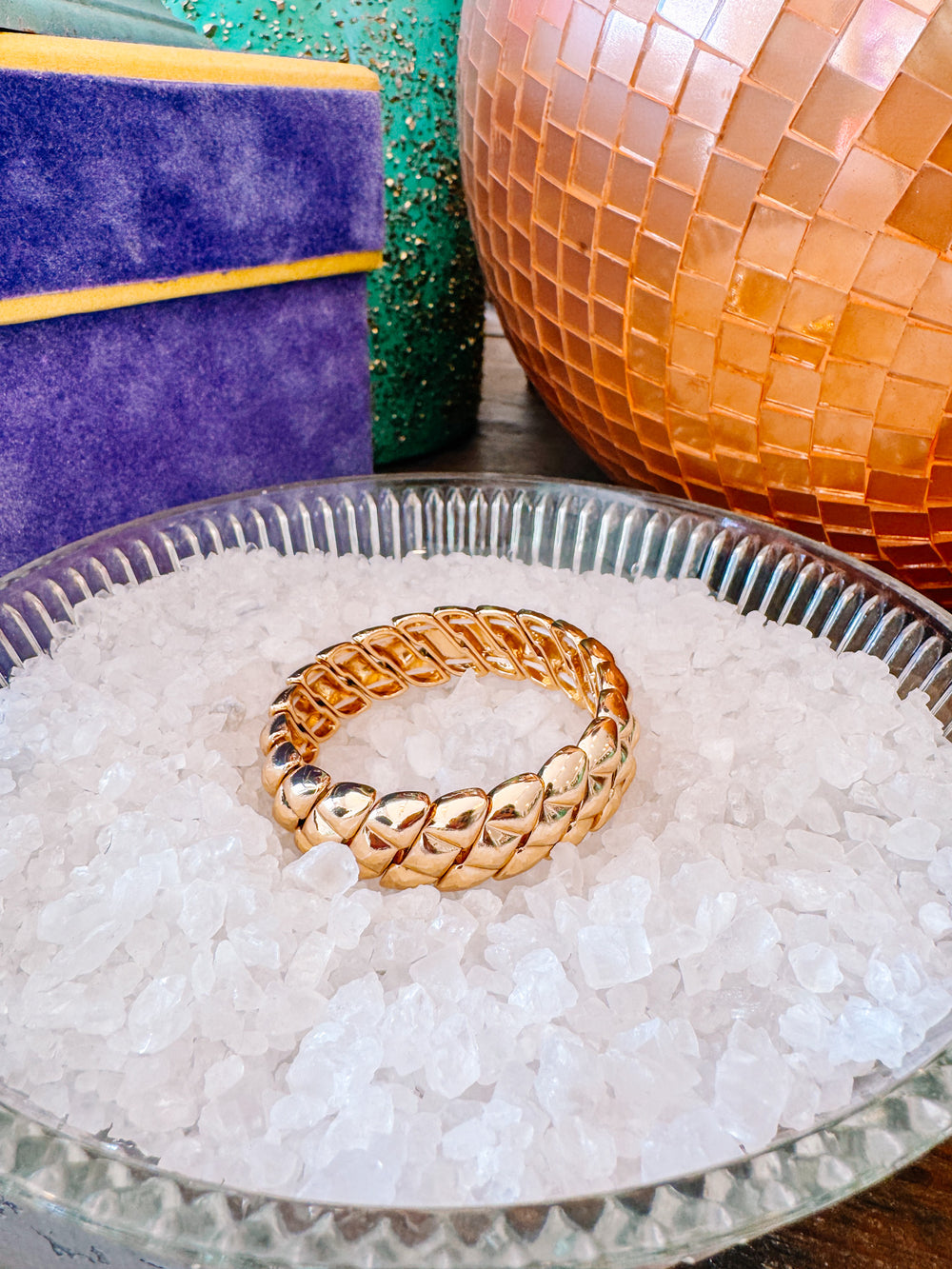 BOLD BRAIDED STRETCH BRACELET