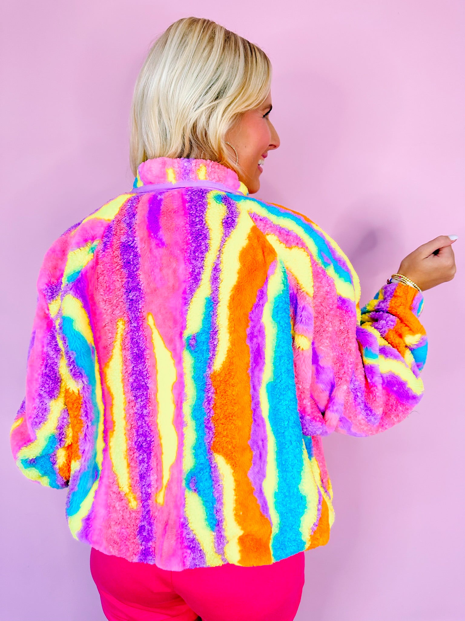 FULL OF COLOR FLEECE JACKET