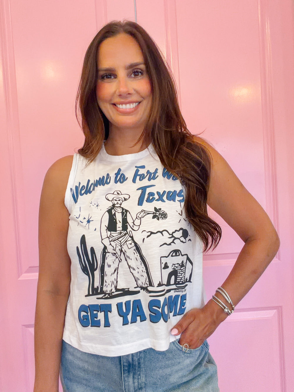 GET YA SOME TANK TOP - WHITE