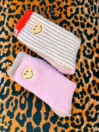 SMILEY RIBBED SOCK SET