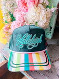 HALLELUJAH STRIPE CANVAS TRUCKER HAT