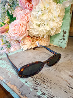 MAXINE OVAL SUNGLASSES