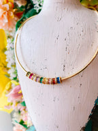 RAINBOW BAGUETTE CHOKER