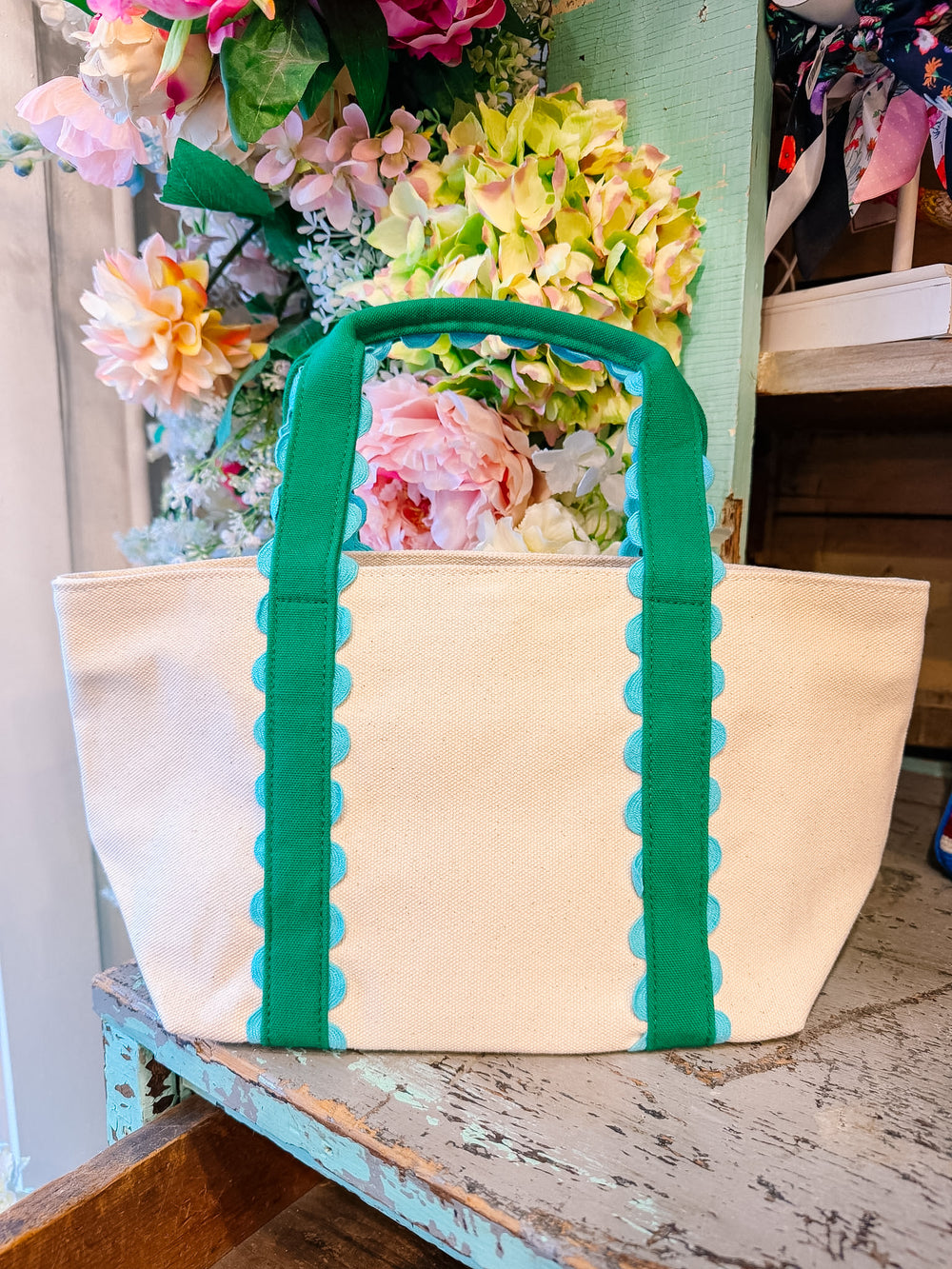 POPPY MINI TOTE - GREEN