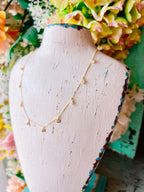 DIAMOND MULTI DROP NECKLACE