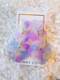 PENNY EARRINGS - LAVENDER