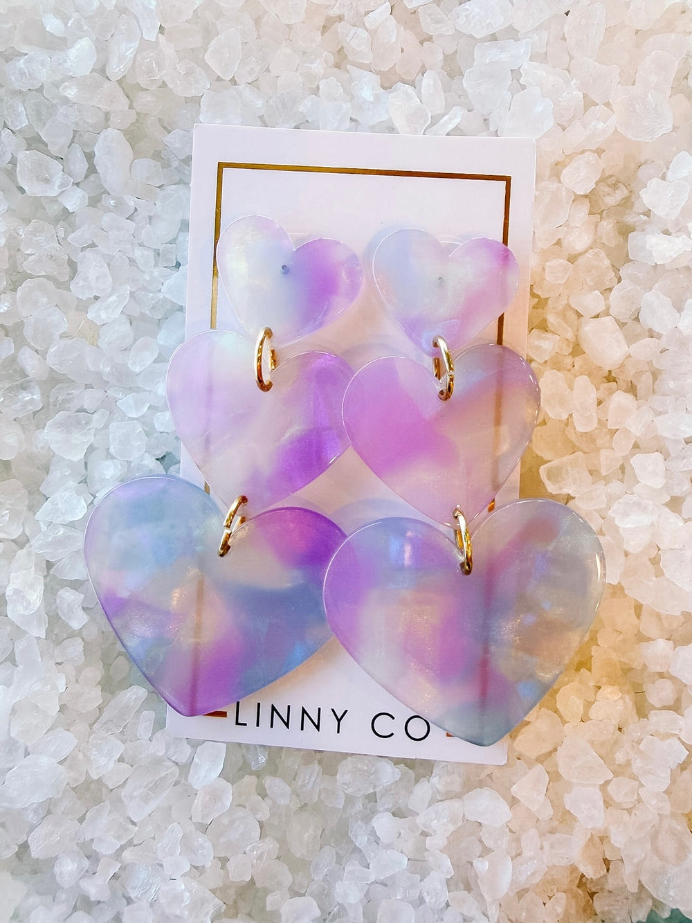 PENNY EARRINGS - LAVENDER