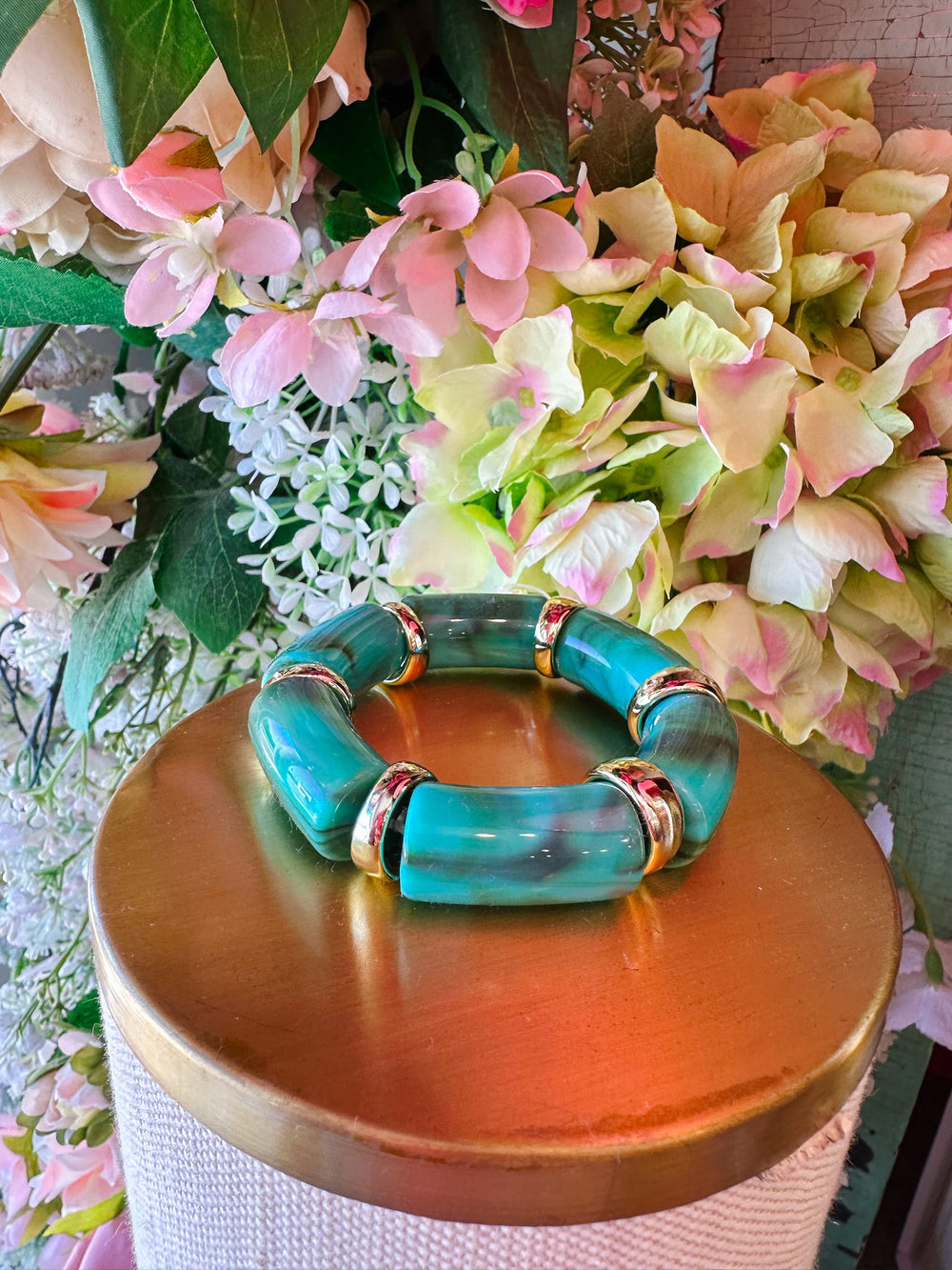 KAIA STRETCH BRACELET - TURQUOISE