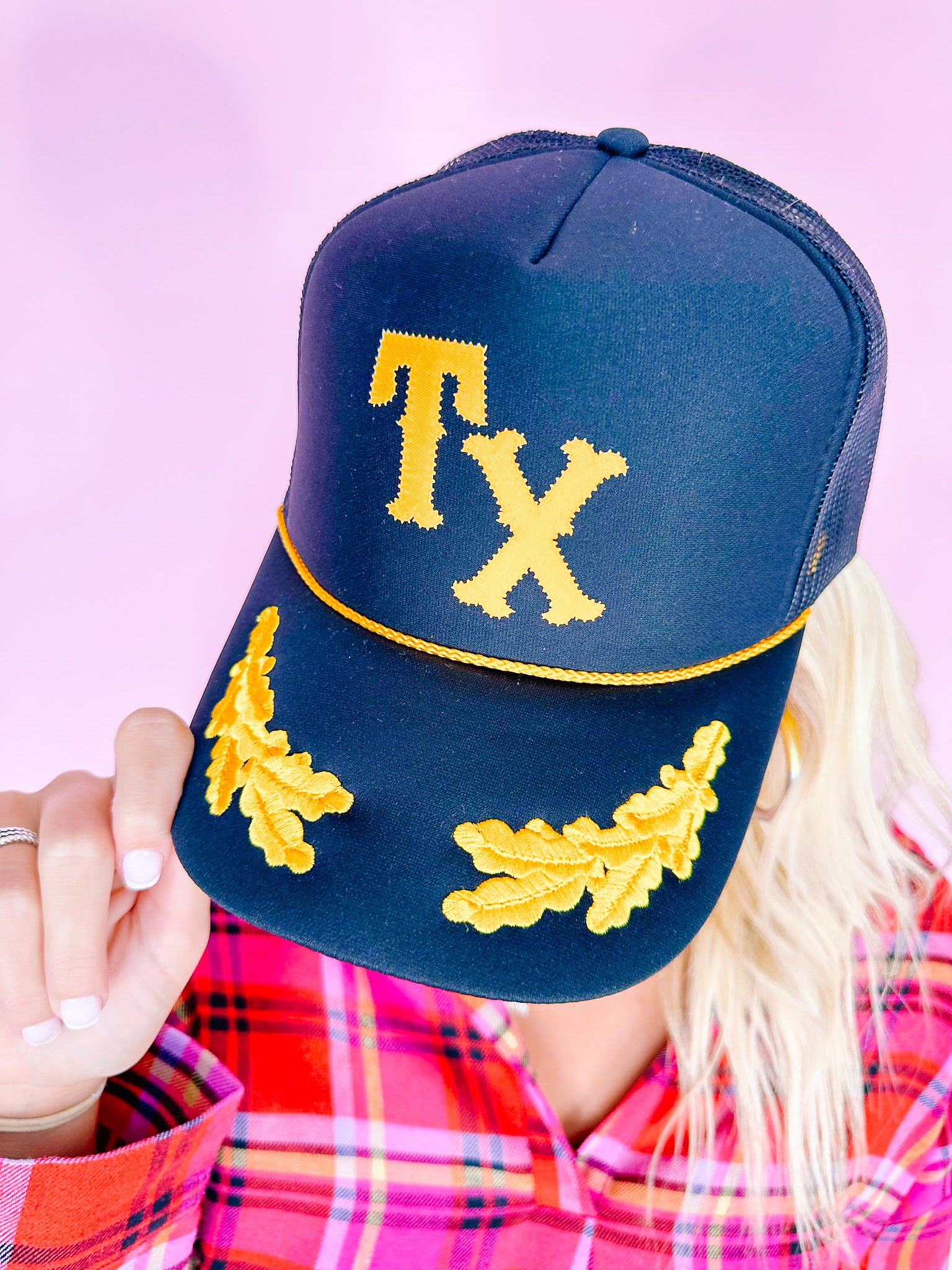 TX CAPTAIN TRUCKER HAT - GOLD