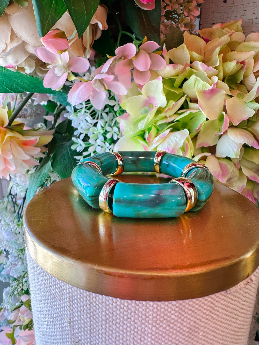KAIA STRETCH BRACELET - TURQUOISE
