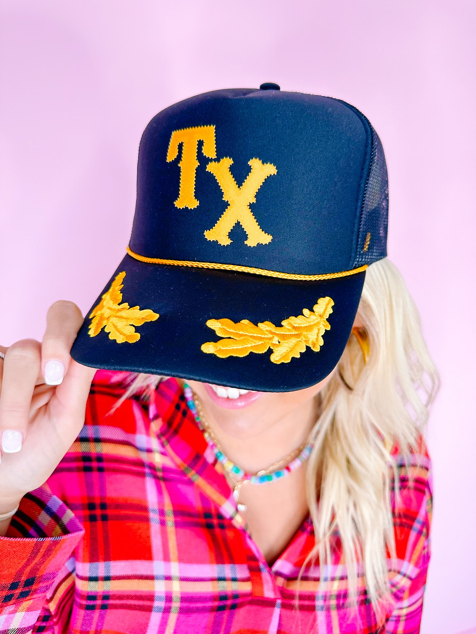 TX CAPTAIN TRUCKER HAT - GOLD