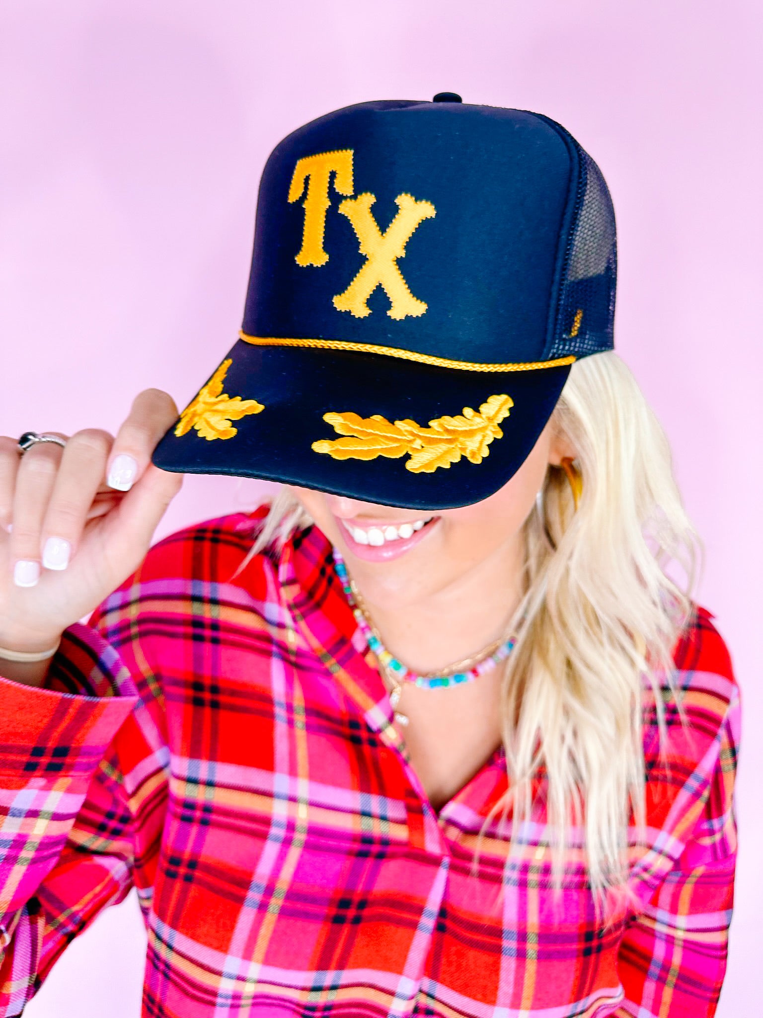 TX CAPTAIN TRUCKER HAT - GOLD