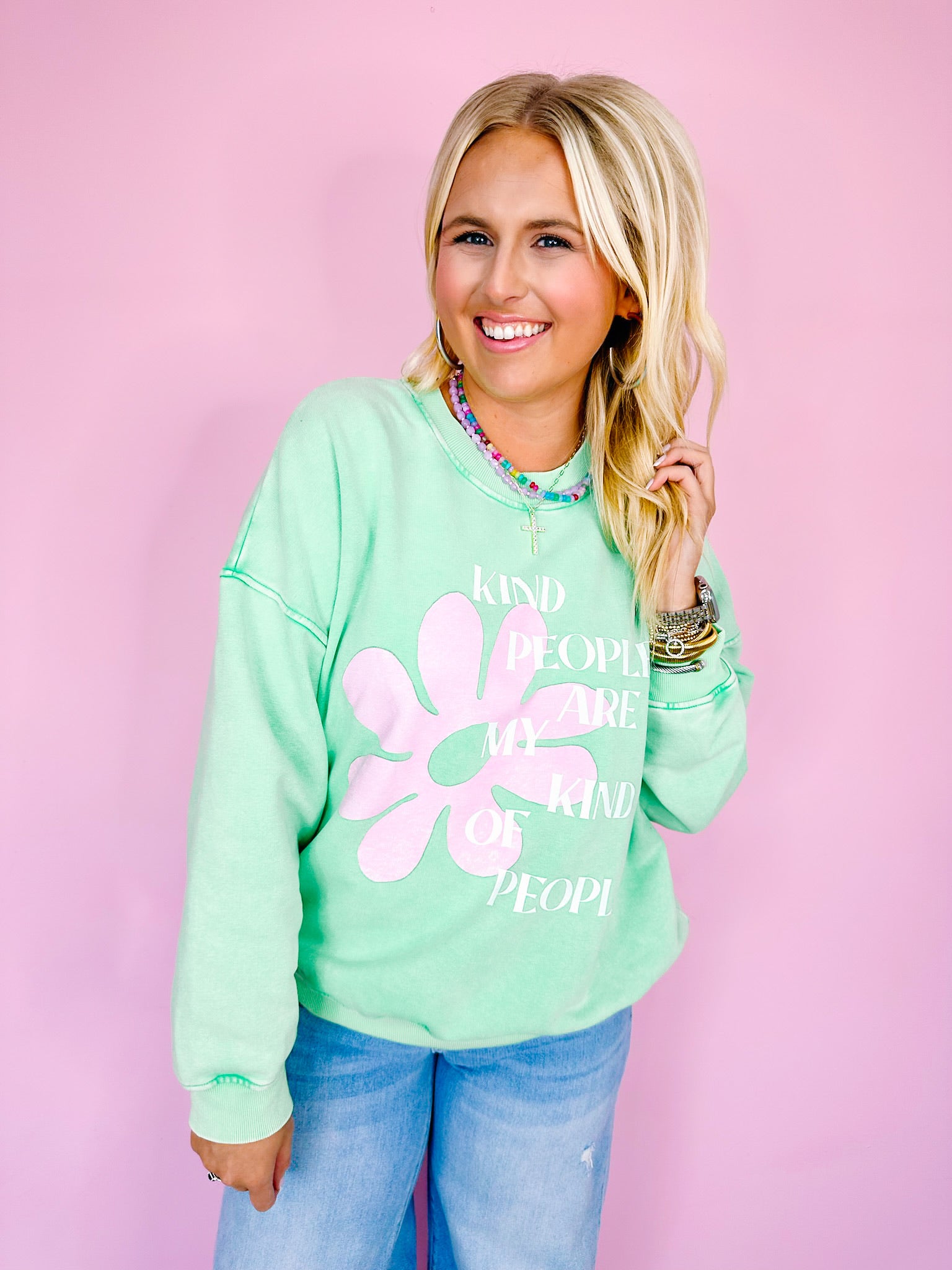 KIND PEOPLE SWEATSHIRT - GREEN