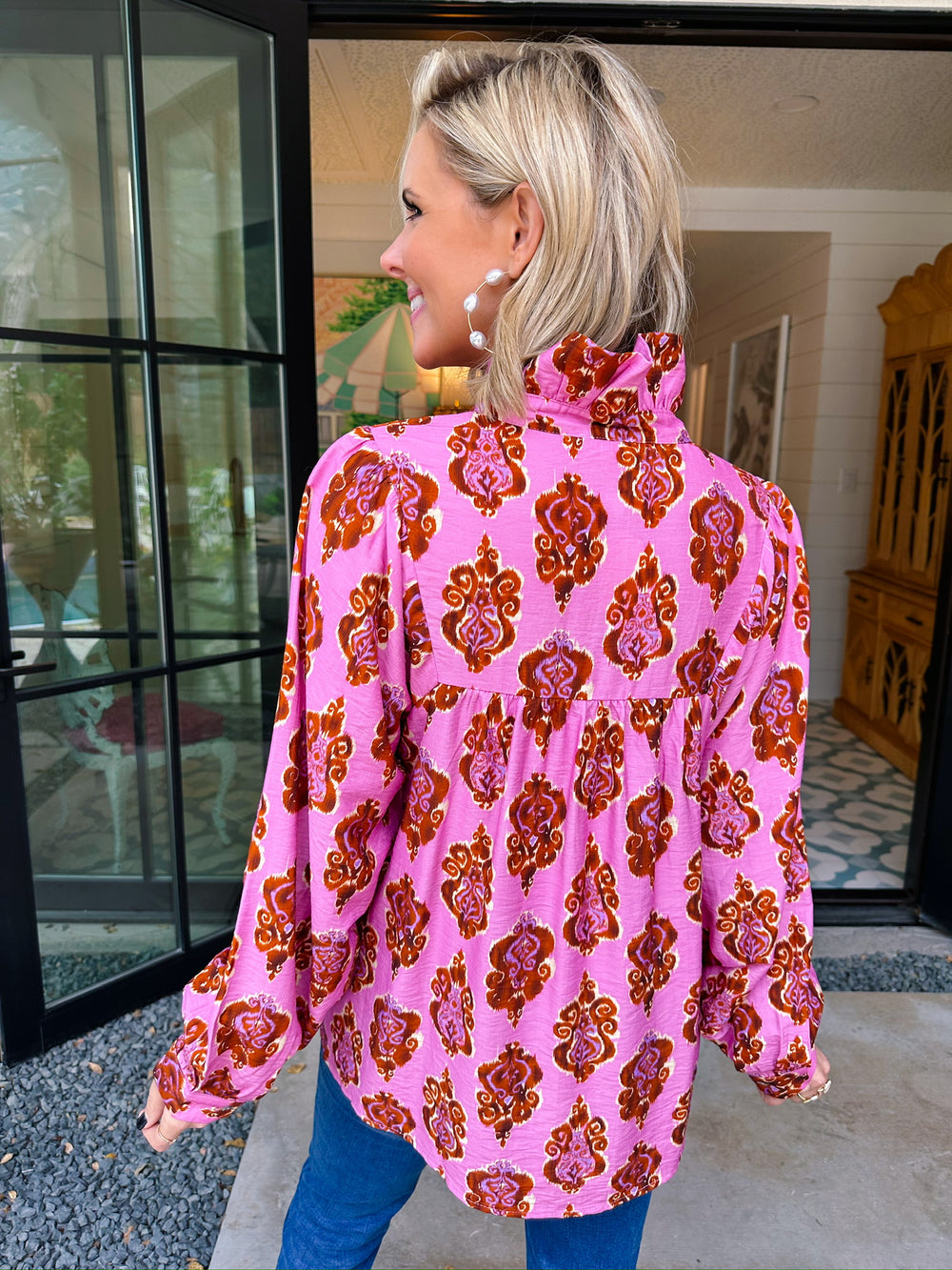 MARCY LONGSLEEVE TOP - PINK