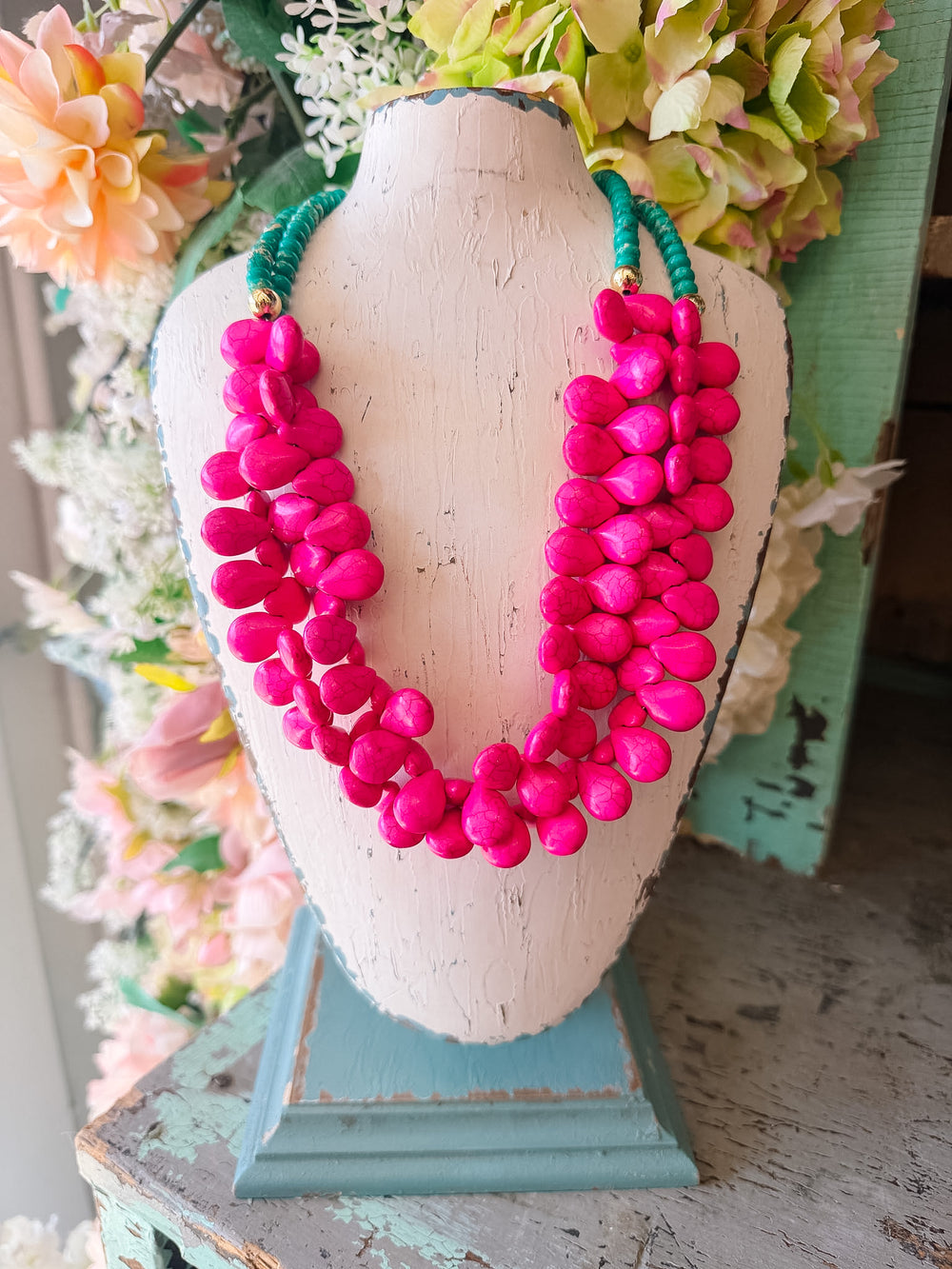COAST GLAM NECKLACE - PINK