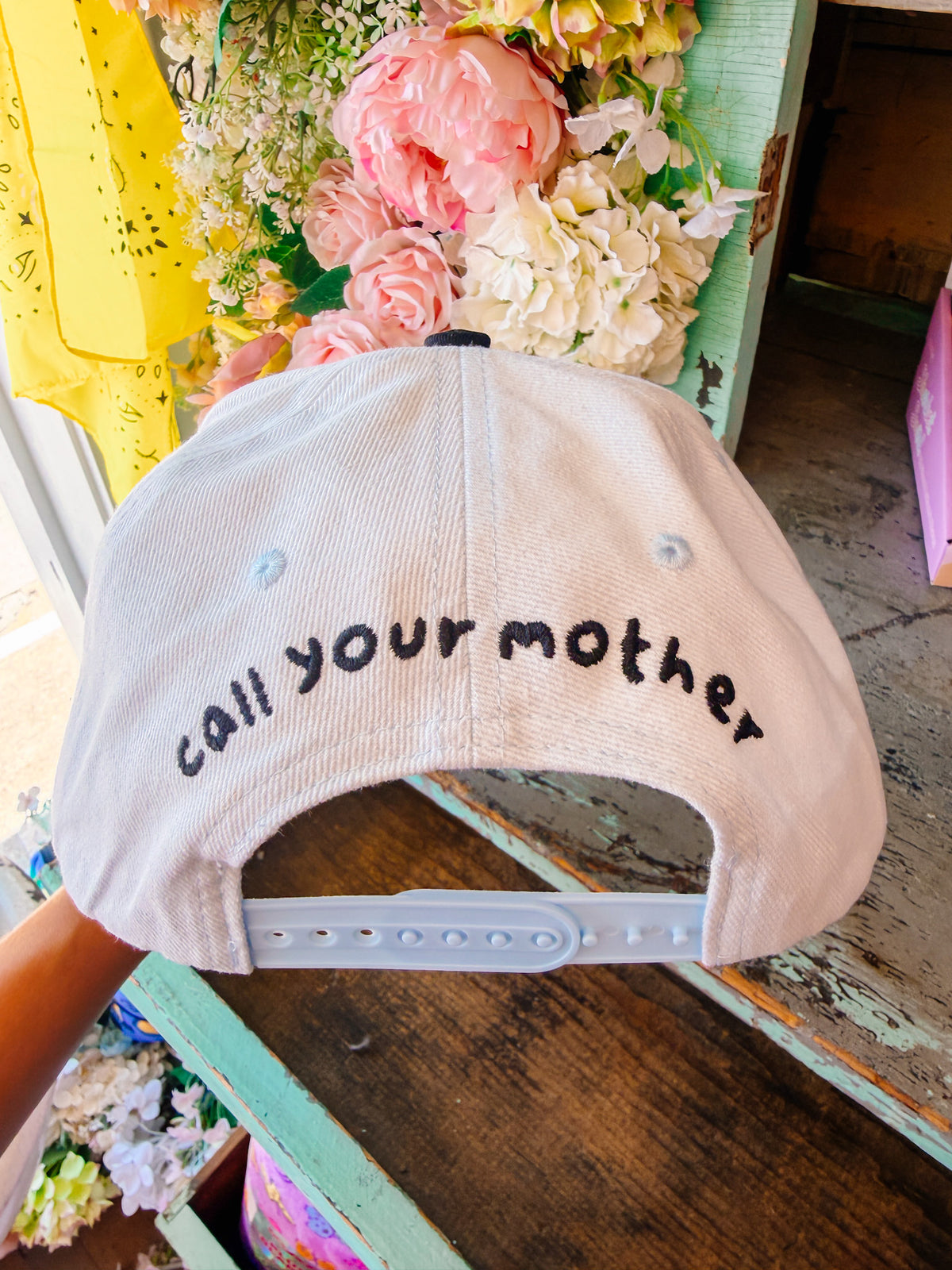 MOTHER LIKE NO OTHER PATTERN PLAY CANVAS TRUCKER HAT
