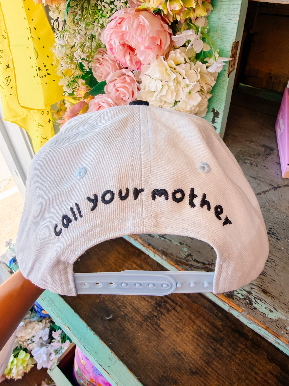 MOTHER LIKE NO OTHER PATTERN PLAY CANVAS TRUCKER HAT