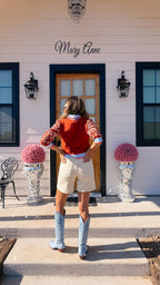 LORETTA HIGH RISE MIDI SHORTS - ECRU