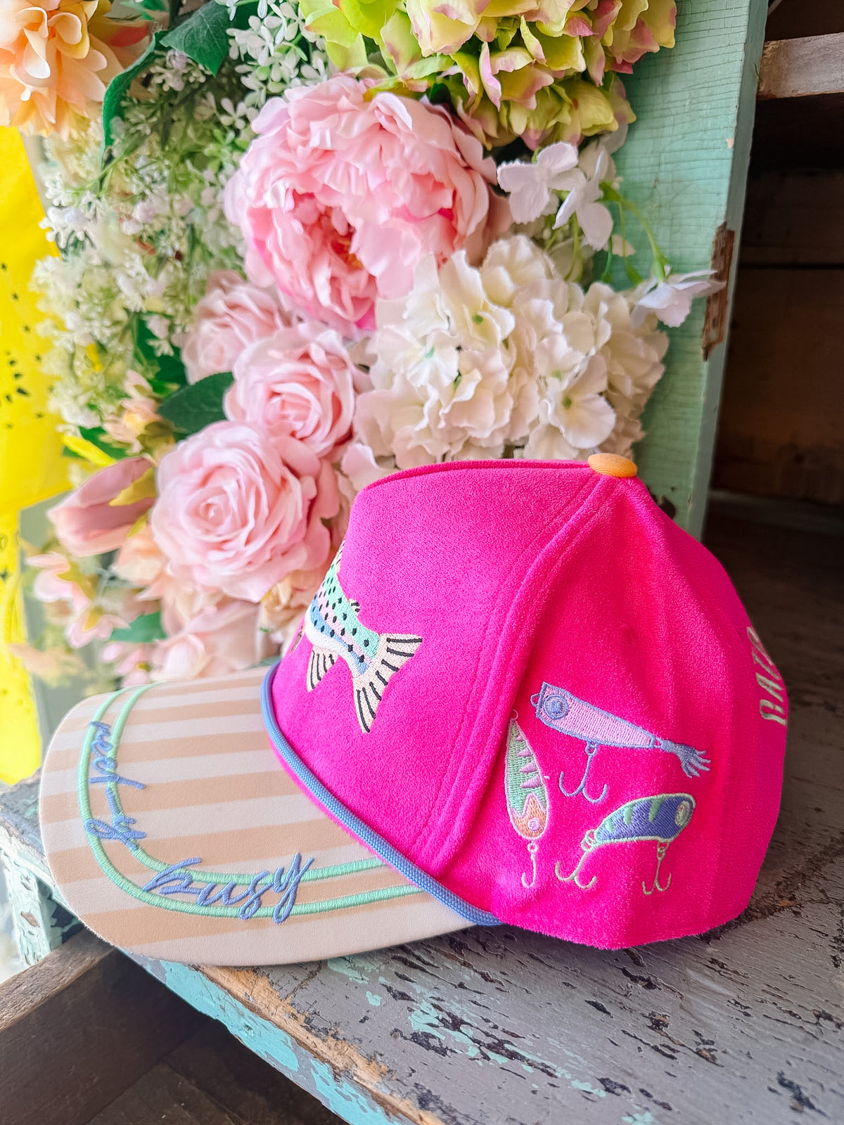 REEL-Y BUSY PATTERN PLAY CANVAS TRUCKER HAT