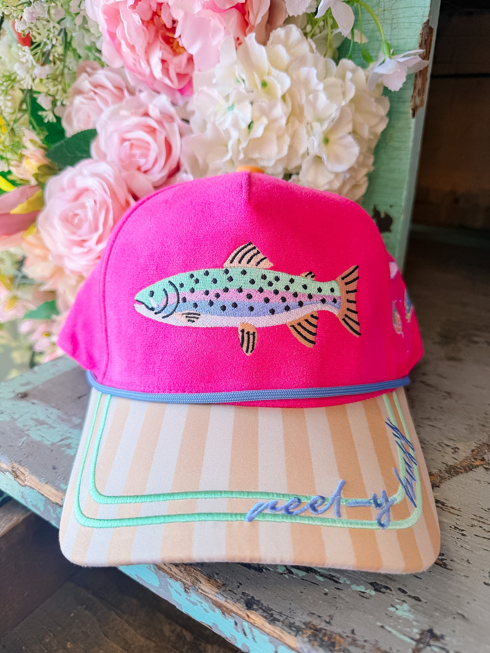 REEL-Y BUSY PATTERN PLAY CANVAS TRUCKER HAT
