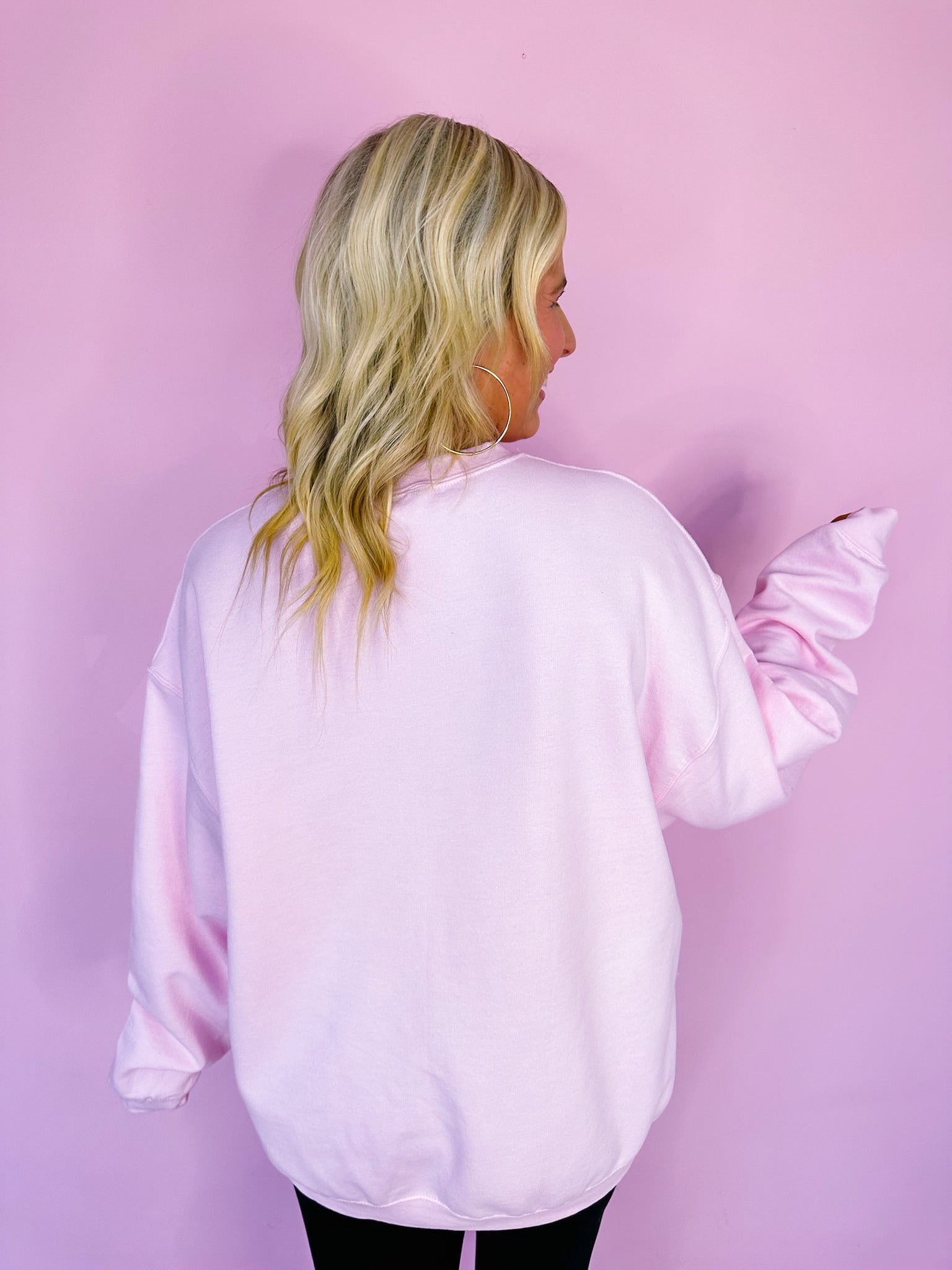 BEVERLY HILLS RODEO CLUB SWEATSHIRT - PINK