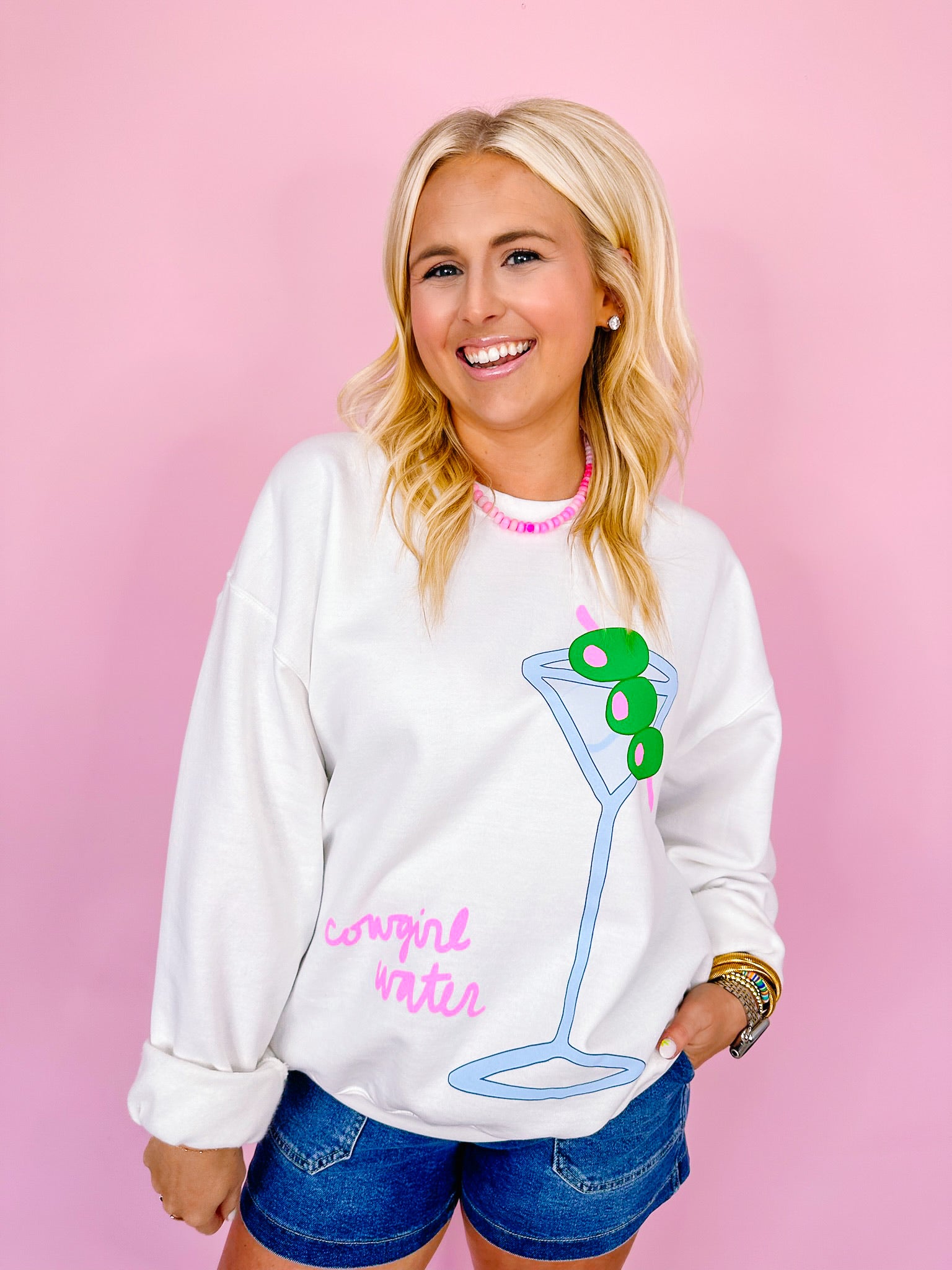 COWGIRL WATER SWEATSHIRT