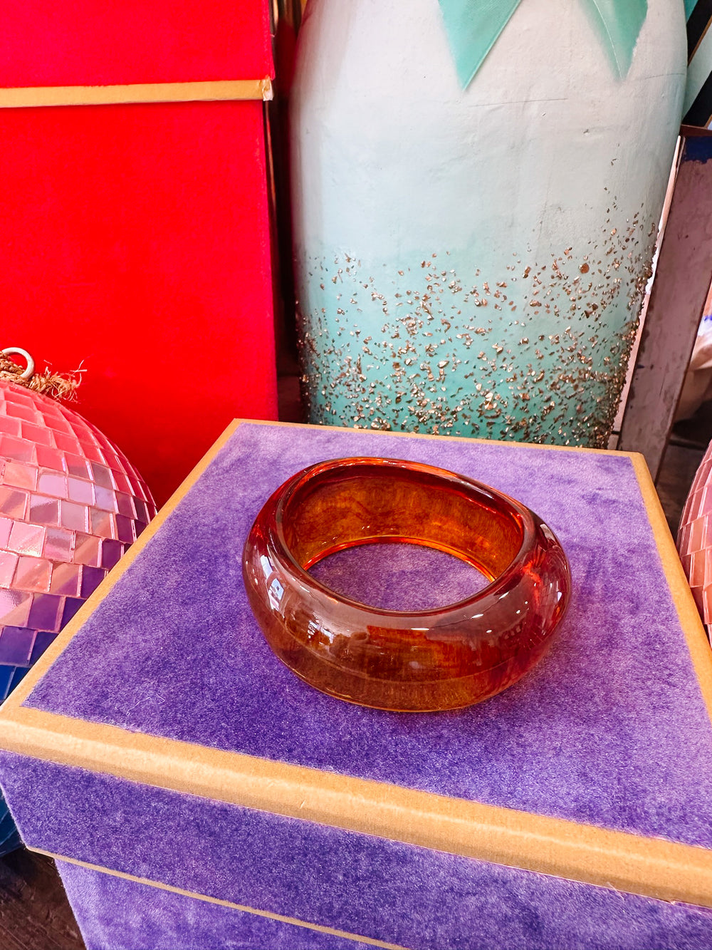 BE BOLD BANGLE - BROWN