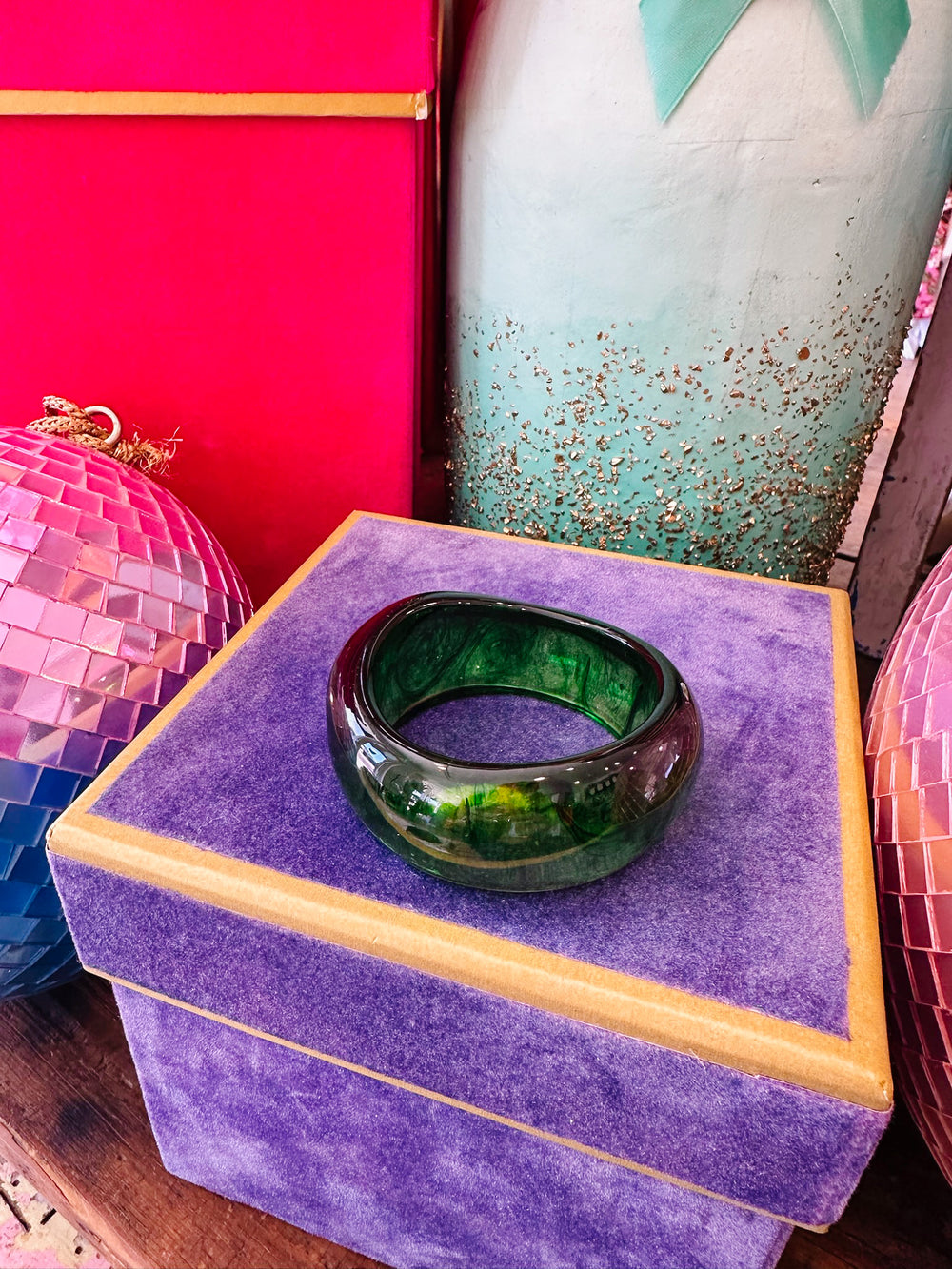 BE BOLD BANGLE - GREEN