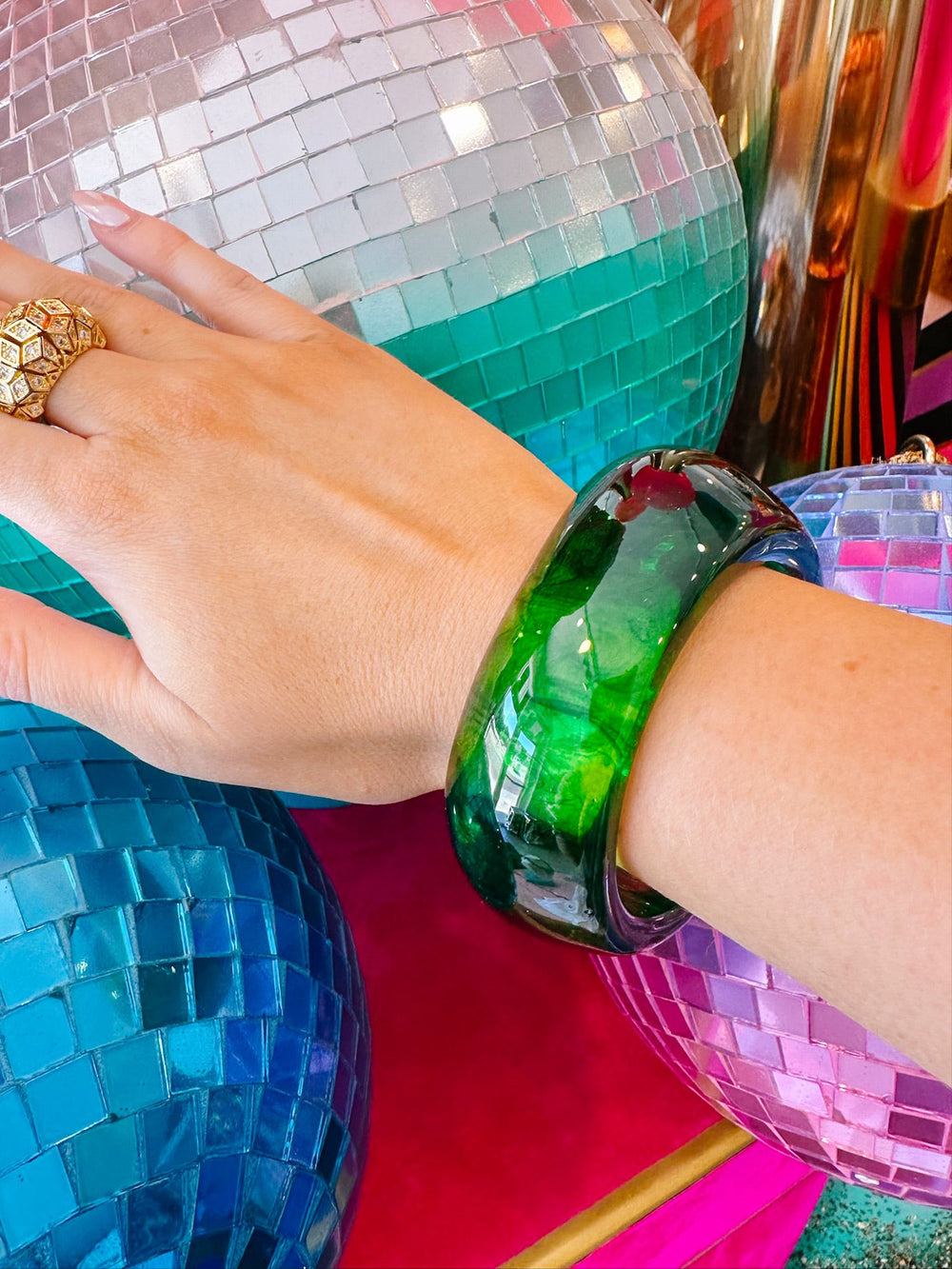 BE BOLD BANGLE - GREEN