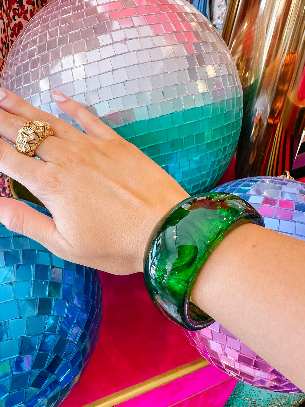 BE BOLD BANGLE - GREEN