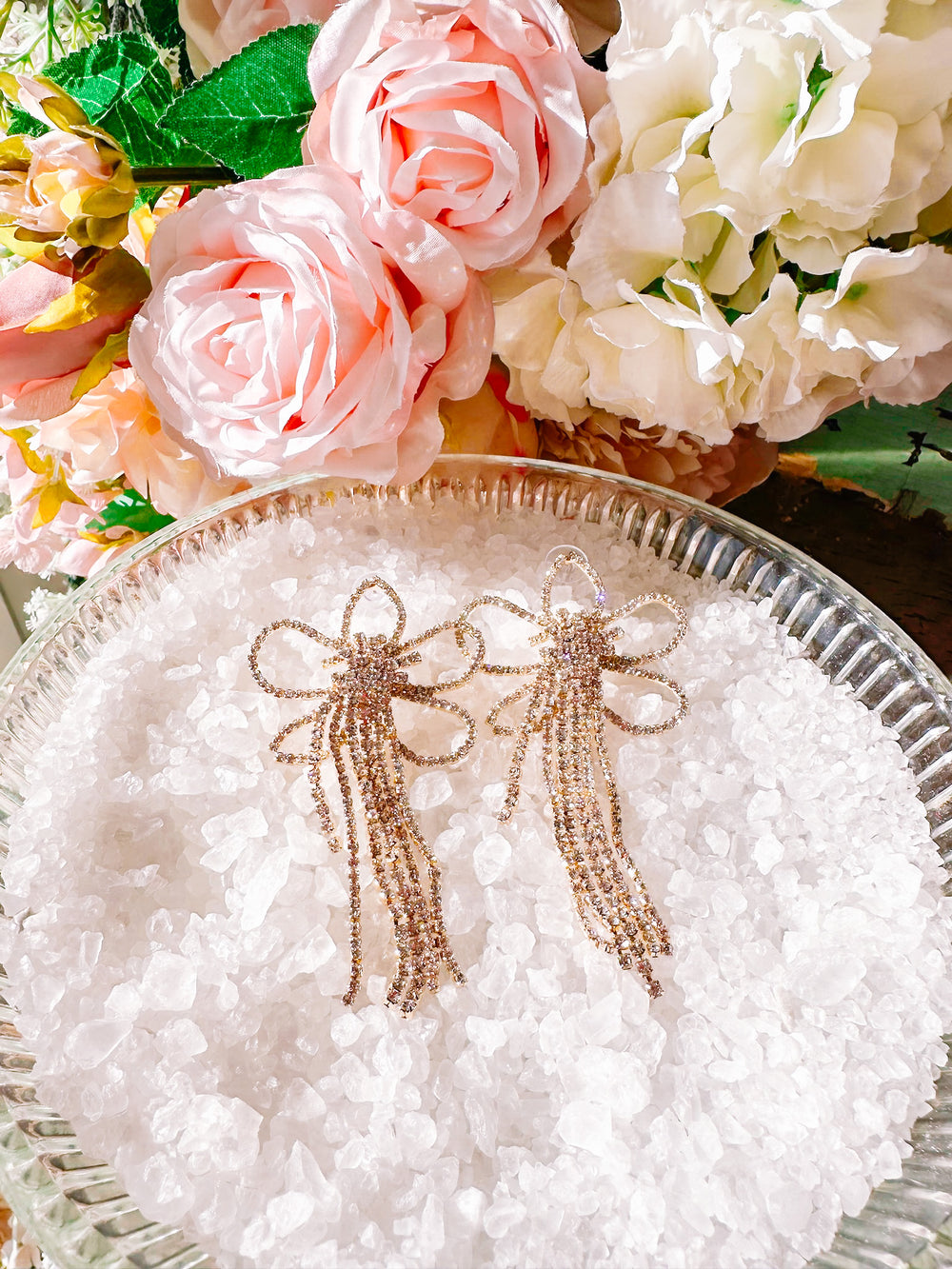 REAGAN FLORAL DROP EARRING