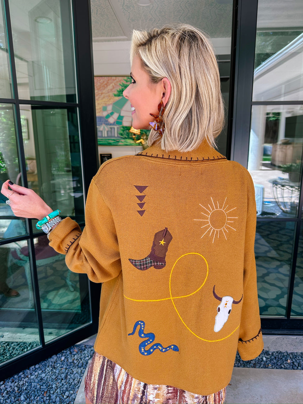 TAKE THE SCENIC ROUTE CARDIGAN - BROWN — Hale House Boutique
