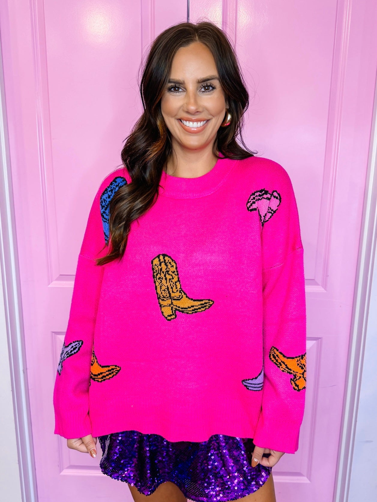 BOOT GOOFIN SWEATER - PINK