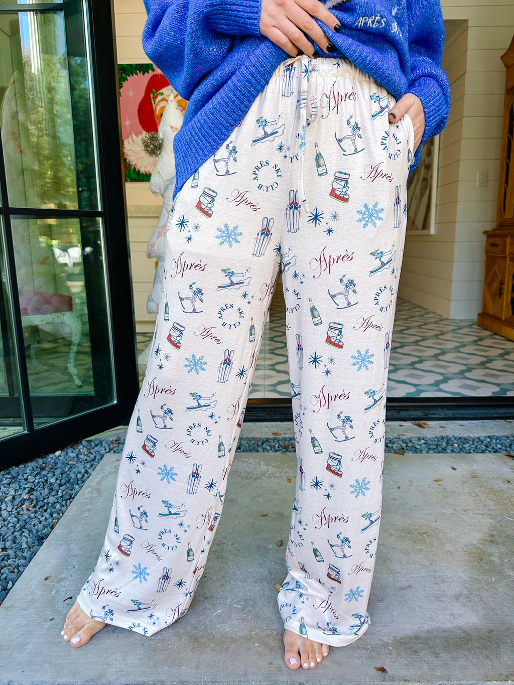 APRES SKI LOUNGE PANTS - CREAM