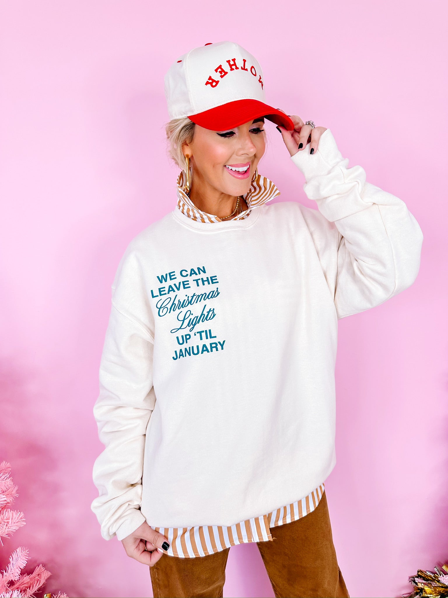 TIL JANUARY SWEATSHIRT - CREAM