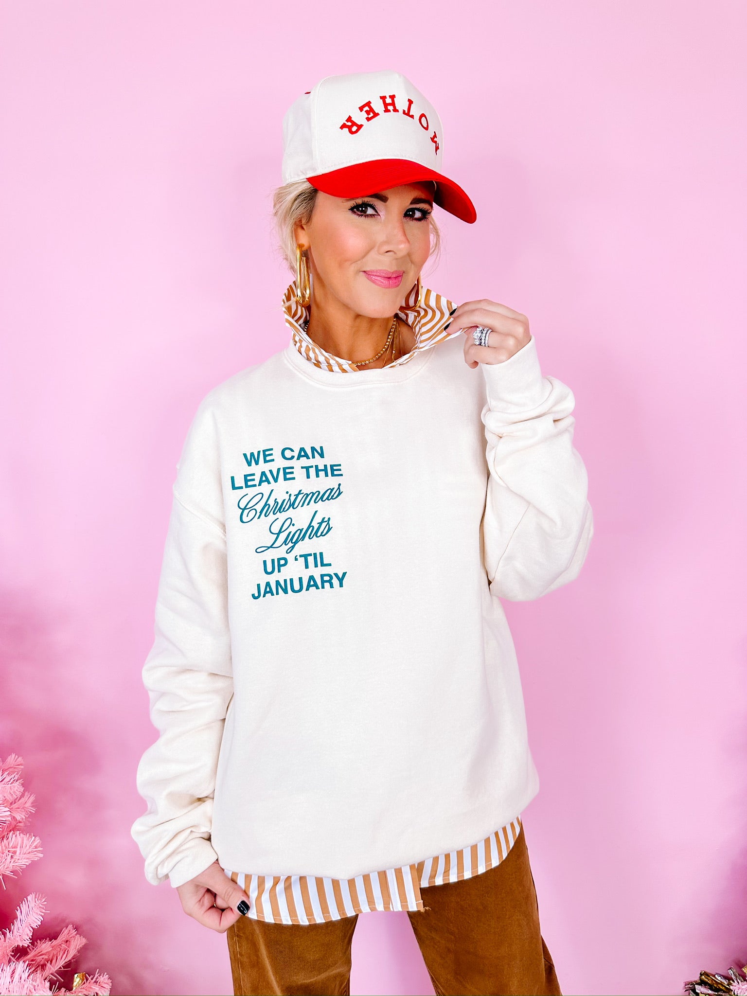 TIL JANUARY SWEATSHIRT - CREAM