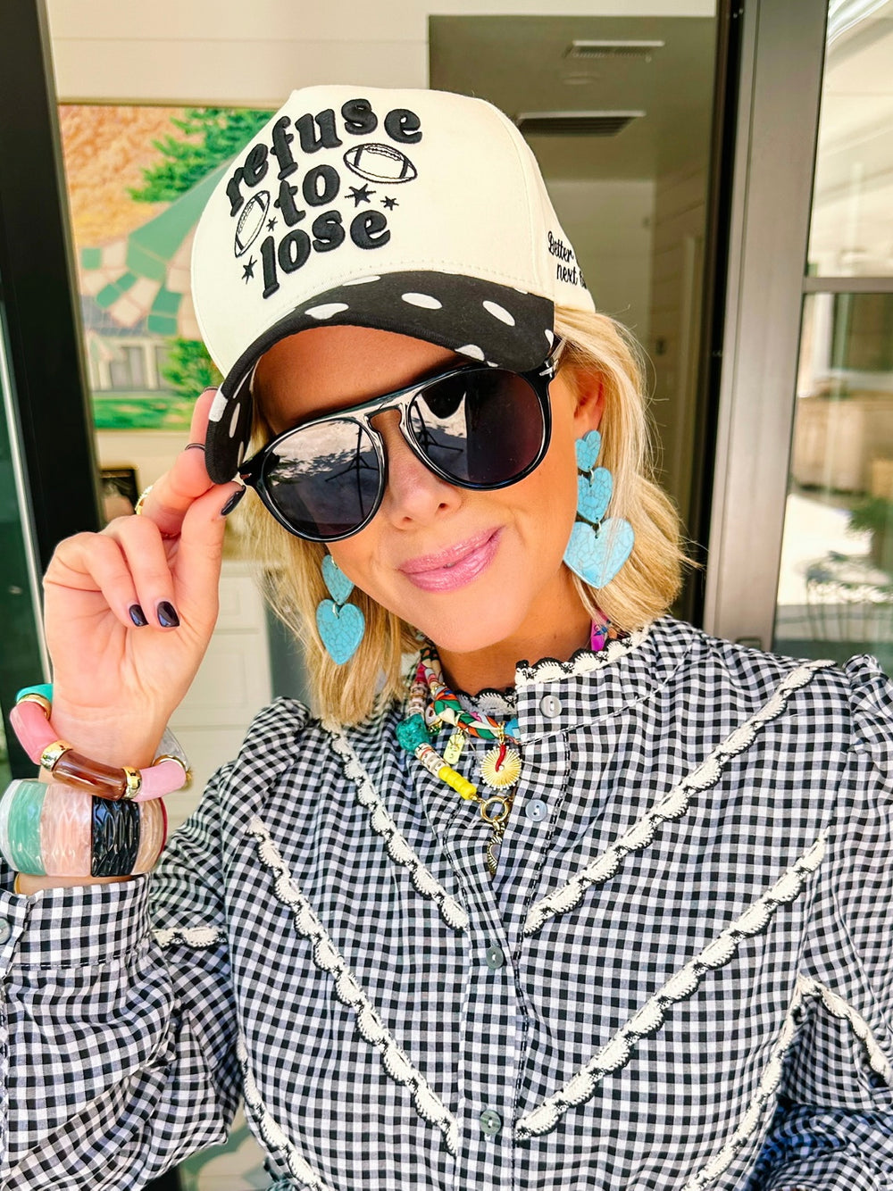 REMI ROUND SUNGLASSES - BLACK