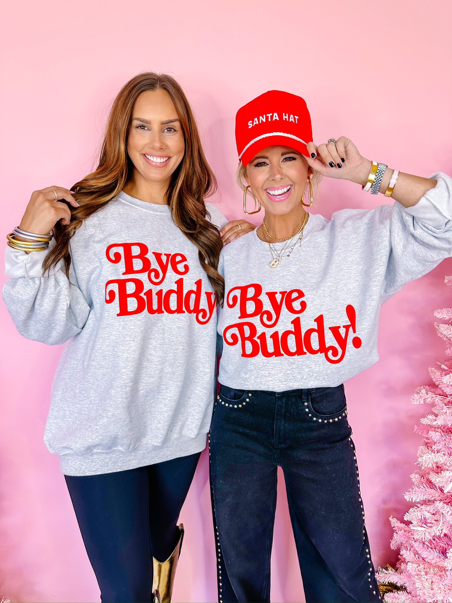 BYE BUDDY SWEATSHIRT - GREY